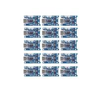 Módulo Cargador de Batería de Litio 18650 Tipo C de 15 Piezas, Placa de Carga de 5 V y 1 A con Doble Protección para Proyectos de Bricolaje.