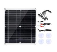 Módulo cargador solar flexible, ligero, delgado, plegable y portátil. Alta tasa de conversión. Ideal para uso en exteriores. Carga solar