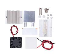 Módulo Celda Peltier TEC1-12706, Placa Refrigeración Semiconductora, Alta Eficiencia, Fácil Instalación, Enfriamiento Rápido para Proyectos DIY, Negro
