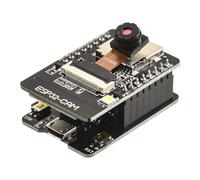 Módulo compacto ESP32-CAM con CPU de doble núcleo, integrado para Bluetooth y Wi-Fi, antena de 2.4G para una conexión estable, interfaz micro-USB, soporte de tarjeta TF, ideal para proyectos
