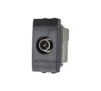 Módulo con conector macho para toma de antena de TV compatible BTicino Living