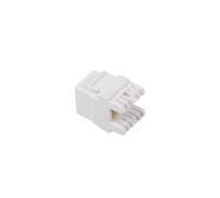 Módulo conector Lanberg KSUA-1000 RJ-45 hembra Cat6a plano blanco