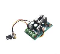 Módulo controlador de motor de 20 A CC 10-60 V para motores de CC cepillados, pantalla digital, cableado de terminal de tornillo, 25 kHz para PWM, potencia máxima de 1200 W, potenciómetro lineal