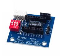 Módulo controlador de motor paso a paso multivoltaje compatible con modo de paso completo de medio cuarto octavo para impresora 3D, proyecto de robótica, módulo de control de controlador de motor paso