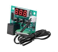 Módulo controlador de temperatura digital para sistemas industriales PLC: 12 V CC, rango de -50 °C a 110 °C, precisión de 0.1 °C, salida de relé, adecuado para aplicaciones de control basadas en W1209