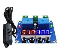Módulo controlador digital de temperatura y humedad XH-M452 con salida de relé doble, precisión de 0,1 °C/0,1 % RH, -20 °C a 60 °C / rango de 0 a 100% RH, para control ambiental industrial
