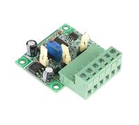 Módulo convertidor de frecuencia a Voltaje, convertidor de señal de 0-10 kHz a 0-10 V con Aislamiento óptico, Salida Ajustable para PLC y Sistemas de Control de Movimiento