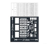 Módulo convertidor de voltaje electrónico DC-DC ajustable 4.5V-21V Entrada 3V-21V Salida 3A Limitación de corriente para desarrollo e integración (12V)