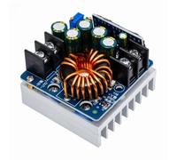 Módulo convertidor reductor DC-DC de 400 W 15 A ajustable CC/CV fuente de alimentación para entrada de 10-60 V a salida de 0-45 V, carga de batería de alta eficiencia y aplicaciones de alimentación de