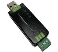 Módulo convertidor USB a RS485/RS232 de grado industrial con chip CH343G, interfaz USB-A de 5V, velocidad de 1.0 Mbps, protección TVS y ESD, para automatización industrial, PLC y pruebas de campo