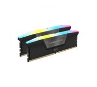 Corsair Vengeance RGB DDR5 32GB (2x16GB) 5200Mhz C40 Memoria per Desktop (Regulación de Voltaje a Bordo, perfiles XMP 3.0 Personalizados, Factor de Forma Compacto, Optimizadas para Intel) Negro