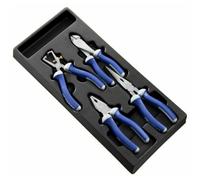 Modulo de 4 alicates para mecanicos expert-bandeja de plastico para moto