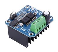 Módulo de Accionamiento de Motor 43A, Placa Controladora de Accionamiento de Motor, Componentes Eléctricos Paso a Paso de Motor de Puente H de Alta Potencia para Coche Inteligente
