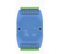 Módulo de adquisición de señal analógica de 8 canales: convertidor de 4-20mA y 0-5V a RS-485, azul, para sistemas de automatización industrial (0-5V)