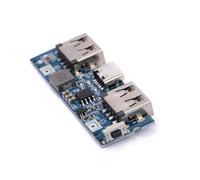 Módulo de alimentación con doble USB y puerto de carga tipo C para placa base, módulo de alimentación de 5 V, uso electrónico de consumo