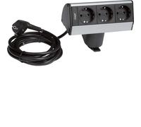 Módulo De Alimentación De Escritorio Hager 3 Salidas Schuko Anodizado (Enchufe Europeo) - G7067ELN