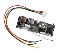 Módulo de alimentación móvil de carga rápida bidireccional de 65 W y 100 W, placa de circuito compatible con protocolos QC PD VOOC y función de panel solar para el hogar o campamento (5S 100 W)