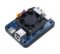 Módulo de alimentación RPi 5 5V5A 27W PD inducido USB de dos entradas de amplio voltaje dos salidas módulo de fuente de alimentación