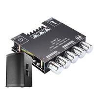 Módulo de amplificador de audio inalámbrico 2.1 Módulo de amplificador de canal, peer-board de audio | Receptor de audio inalámbrico 100W Subwoofer para eventos al aire libre Home Cinema Home Studio