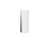 Módulo de armario emco asis pure, empotrado, bisagra de puerta a la derecha, frente de cristal, 730x250mm, 2 estantes de cristal, 975528407, Color: blanco mate