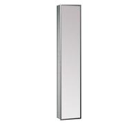 Emco asis módulo 300 con Puerta de Espejo en Ambos Lados - versión empotrada, 972028013, Color: Aluminio
