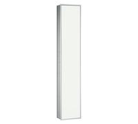 Módulo de armario empotrado emco asis 300, gran compartimento de almacenaje, 972027413, Color: aluminio/blanco óptico