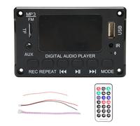 Módulo de audio con pantalla LED digital, decodificador Bluetooth MP3, entrada de línea, salida de audio de doble canal, USB, SD, TF y radio FM