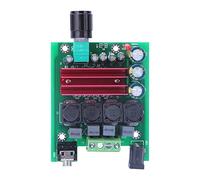 Módulo de Audio estéreo SustVita de 50 W + 50 W con Chip TPA3116D2, Entrada de Voltaje Amplio de 8-25 V, Placa amplificadora Digital de Clase HiFi de Doble Canal para Audio