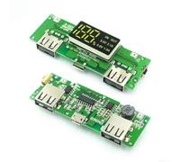 Módulo de banco de energía con pantalla digital LED y salida USB dual para dispositivos de carga portátiles hecho de material ABS robusto con sistema de gestión inteligente para uso doméstico y