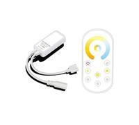 Módulo de barra de luz 5050 con control remoto táctil y regulador de temperatura de color, luz de temperatura de color dual con controlador LED
