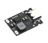 Módulo de batería LiFePO4, placa de alimentación de celda única de 3.2V/3.6V 2.4A con placa de carga tipo C