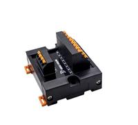 Módulo de bloque de terminales de 1 entrada y múltiples salidas, divisor de potencia a presión con resorte, caja de cableado montada en riel DIN(1 in 8 out)