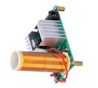 Módulo de bobina Tesla, 15W DC 15-24V 2A DIY Mini altavoz de plasma Kit electrónico Módulo de bobina Tesla Proyecto de soldadura sin ensamblar