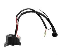 Módulo de bobina de encendido con conexión de 2 cables para desbrozadora de motor 139 de 4 tiempos, motosierra y cortacésped, negro, agujero de montaje de 33 mm