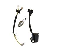 Módulo de Bobina de Encendido, Kit de bujías, Piezas de Motosierra para Recortadora Husqvarna 240, 235, 136, 137, 141, 23, 26, 36 y 41. Bobina de Encendido.