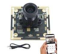 | Módulo de cámara Cámara web - Módulo de cámara USB, placa de módulo de cámara,Cámara web USB 2.0, cámara de seguridad HD 720P, cámara USB gran angular, cámara industrial para proyectos de reconocimi