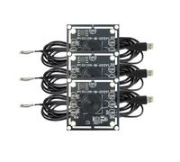 Módulo de cámara de 100 Grados, 3 uds., 1MP, OV9732, 1280x720, USB, Enfoque Manual de Controlador Gratuito, con Cable de 2 Metros WinXP/7/8/10(New 3PCS 2 Meter)