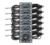 Módulo de cámara de 100 Grados, 3 uds., 1MP, OV9732, 1280x720, USB, Enfoque Manual de Controlador Gratuito, con Cable de 2 Metros WinXP/7/8/10(6Pcs 2 Meter)