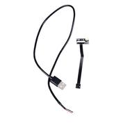 Módulo de Cámara de Escáner, Módulo de Cámara de 12 MP con Línea de Prueba 5P-1.0MM-50CM Chip IMX258 Módulo de Cámara con Cable USB de Enfoque Fijo de 80 Grados para A4, Cámaras