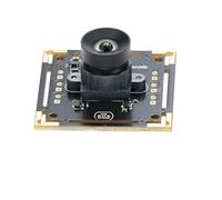 Módulo de cámara USB de 1MP 720P, 30fps 1280x720, Controlador de cámara Web de Enfoque Fijo Gratuito, Compatible con Raspberry Pie Android Linux Windows(3mm No Distortion)