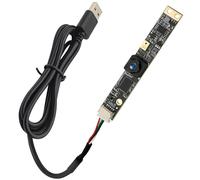 Módulo de cámara USB de 8 MP con micrófono, gran angular de 105 grados, enfoque fijo, pequeña impresora 3D Lightburn, tarjeta web para ordenador, USB Plug and Play para Windows, Android, Linux, MacOS