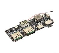 Módulo de carga de banco de energía USB de 22,5 W, convertidor de CC a USB para paneles solares, salida de 5,2 V/5 A, entrada de voltaje amplio 9-36 V, síncrono de alta eficiencia