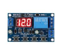 Módulo de carga y descarga de batería XY-DJ con control de temporizador, función de comunicación serie, 64 x 40 mm, para sistemas de CC 6-40 V, incluye protección contra sobretensión/subtensión y