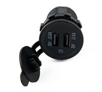 Módulo de cargador USB dual de 12 V para autocaravana y autocaravana, compatible con coches, barcos, remolques, motocicletas y otros vehículos de 12 V/24 V