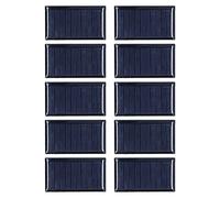 Módulo de célula solar pequeño, 10 unidades, panel solar mini de 0,15 W y 5 V para proyectos científicos DIY, de carga solar resistente a la intemperie con células de