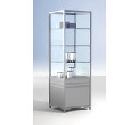 Módulo de columna de vitrina LINK 2/3 acristalada, 3 baldas