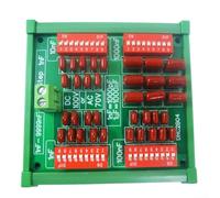 Módulo de condensador ajustable 1nF 9999nF Paso 1nF con placa de película de polipropileno y terminal de tornillo para uso en experimentos electrónicos y diseño (con carcasa)