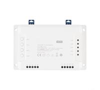 Módulo de conmutación inteligente WiFi de 4 canales para Sonoff 4 CH R3 y 4 CH PRO R3, Smart Light Switch con función RF para carril de sombrero, compatible con Alexa y Google Home, blanco (4 CH R3)