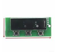 Módulo de contador LED rojo de 6 dígitos con botones de control dedicados de retención de memoria y diseño compacto de PCB para integración de circuitos de 5 V CC