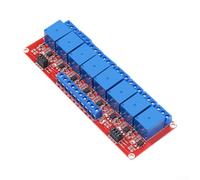 Módulo de control de 8 canales de 24 V con aislamiento de acoplador óptico y opciones de disparo dual, accesorios de relé robustos para Arduino ForRaspberry ForPi DIY Electronics